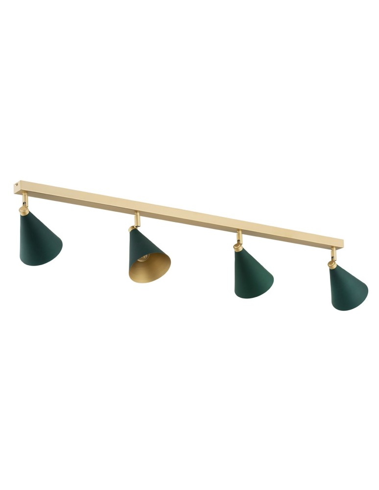 Spotlight ceiling lamps - Argon LUCINDA plafond 4 fl. 4x7W (max) green gold 1806 - product kolory-swiatla.pl 3