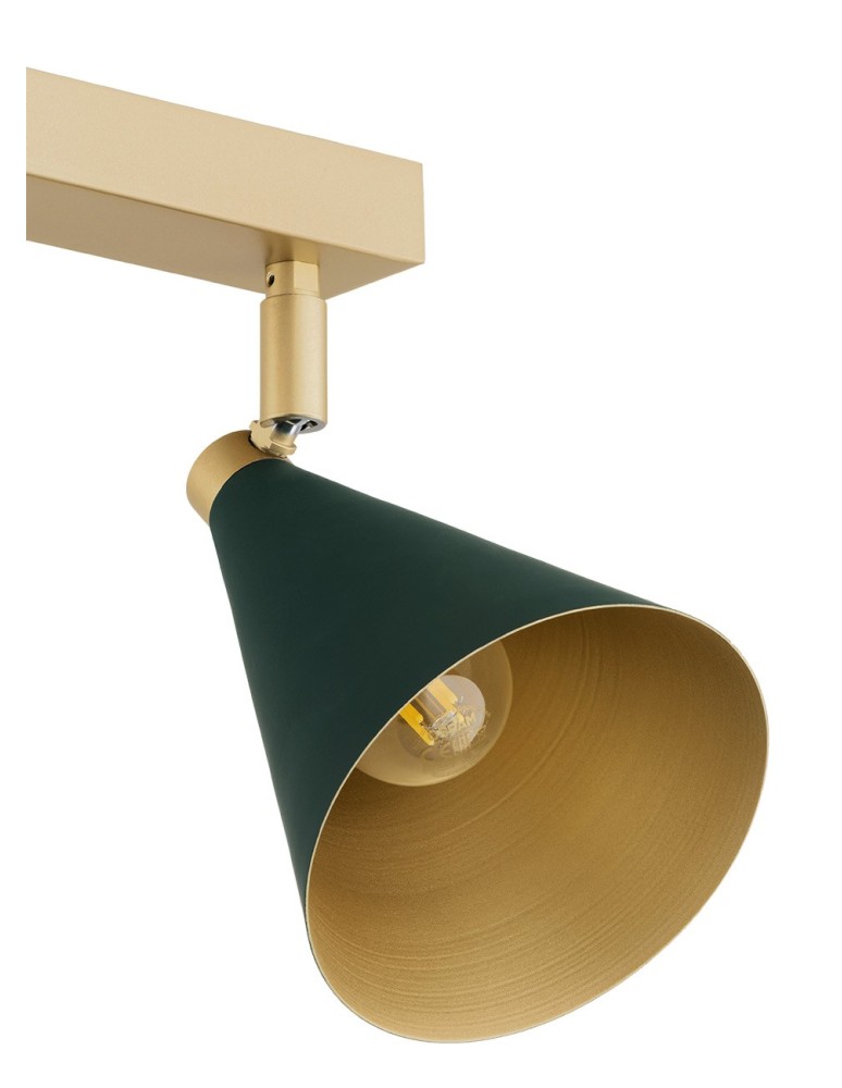 Spotlight ceiling lamps - Argon LUCINDA plafond 4 fl. 4x7W (max) green gold 1806 - product kolory-swiatla.pl 4