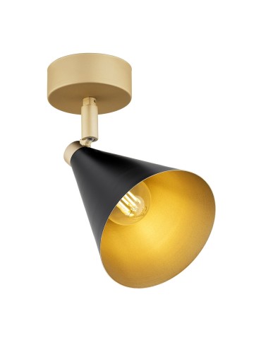 Argon LUCINDA wall lamp / plafond 1 pł. 1x7W (max) black gold 8279
