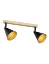 Argon LUCINDA 2 fl. plafond 2x7W (max) black gold 7147