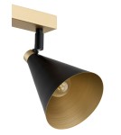 Spotlight ceiling lamps - Argon LUCINDA 2 fl. plafond 2x7W (max) black gold 7147 - product 5