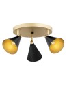 Argon LUCINDA plafond 3 fl. 3x7W (max) black gold 6262