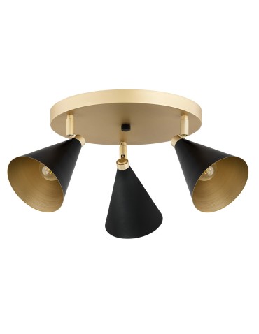 Argon LUCINDA plafond 3 fl. 3x7W (max) black gold 6262 - product 2