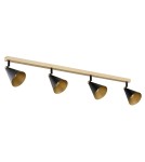 Spotlight ceiling lamps - Argon LUCINDA plafond 4 fl. 4x7W (max) black gold 1805 - product 2