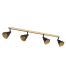 Spotlight ceiling lamps - Argon LUCINDA plafond 4 fl. 4x7W (max) black gold 1805 - product 3