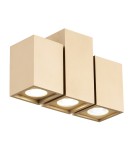 Adjustable ceiling lamps - spots - Argon MORTIMER plafond 3 fl., cubicles 3x5W (max) gold 6269 - product 1