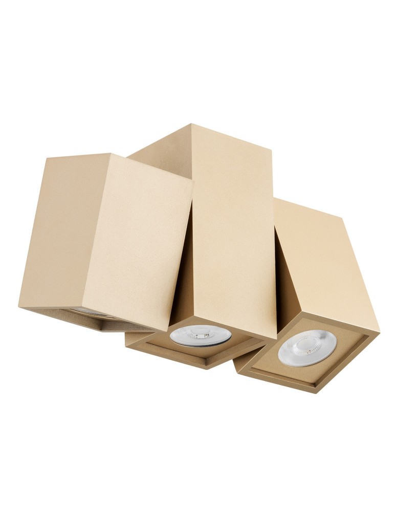 Adjustable ceiling lamps - spots - Argon MORTIMER plafond 3 fl., cubicles 3x5W (max) gold 6269 - product kolory-swiatla.pl 4