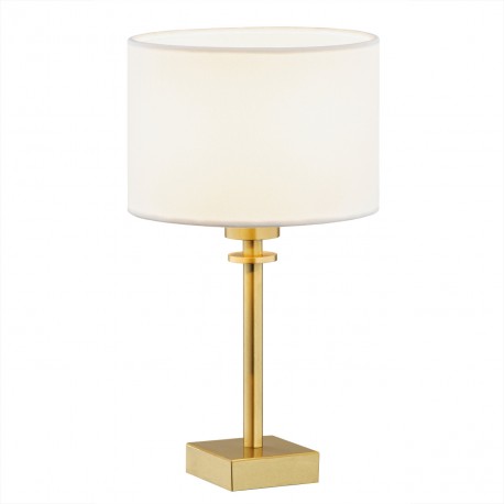 Argon ABBANO lampa stołowa 1 pł. 1x15W (max) biały mosiądz szczotkowany 8047