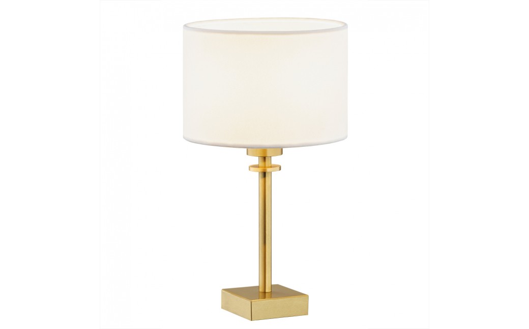 Argon ABBANO lampa stołowa 1 pł. 1x15W (max) biały mosiądz szczotkowany 8047