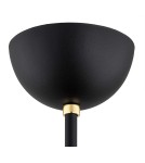 Chandeliers - Argon AVILA PLUS chandelier 5 fl. 5x15W (max) opal mat black structure 2115 - product 5