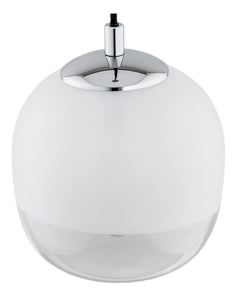 Single pendant lamps - Argon BALTIMORE 1 fl. pendant lamp 1x15W (max) opal mat transparent 4676 - product kolory-swiatla.pl 4
