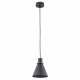 Argon BEVERLY lampa wisząca 1 pł. 1x15W (max) czarny struktura elementy chromowane 4688