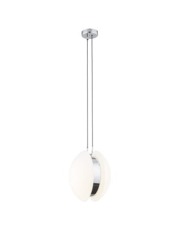 Argon BUFFALO pendant lamp 1 pł. 1x15W (max) opal mat chrome elements 4678