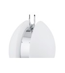 Single pendant lamps - Argon BUFFALO pendant lamp 1 pł. 1x15W (max) opal mat chrome elements 4678 - product 4