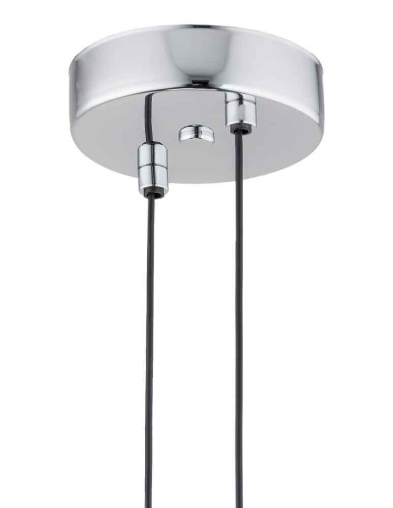 Single pendant lamps - Argon BUFFALO pendant lamp 1 pł. 1x15W (max) opal mat chrome elements 4678 - product kolory-swiatla.pl 5