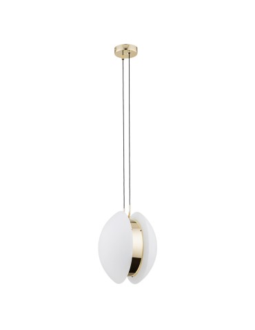 Argon BUFFALO pendant lamp 1 pł. 1x15W (max) opal mat brass elements 4679 - product 2