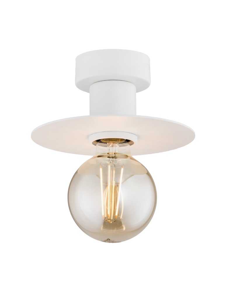 Single ceiling lamps - Argon CORSO plafond 1 fl. 1x15W (max) white structure 3883 - product kolory-swiatla.pl 1