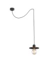 Argon CORSO lampa wisząca 1 pł 1x15W (max) czarny struktura 3835