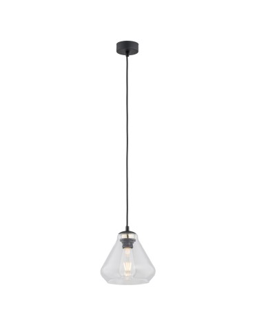 Argon DECORATO 1 fl. pendant lamp 1x15W (max) transparent matte black 4047