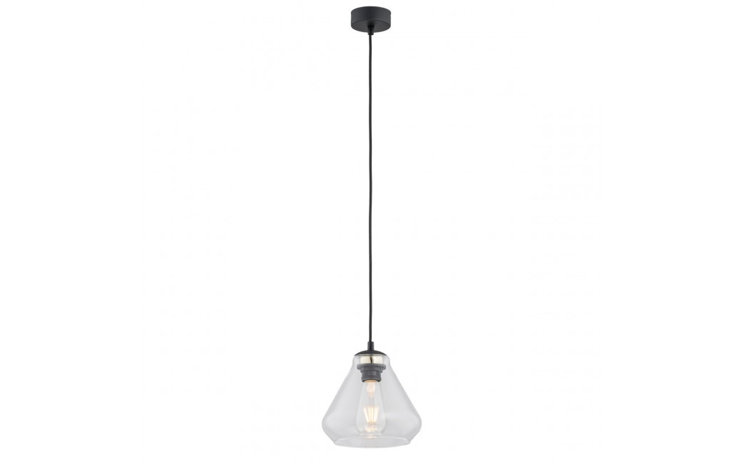 Argon DECORATO lampa wisząca 1 pł. 1x15W (max) transparentny czarny mat 4047