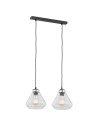 Argon DECORATO lampa wisząca 2 pł. 2x15W (max) transparentny czarny mat 854