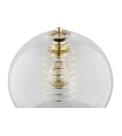 Single pendant lamps - Argon DOVER pendant lamp 1 pł. 1x15W (max) transparent brass elements 4673 - product 4