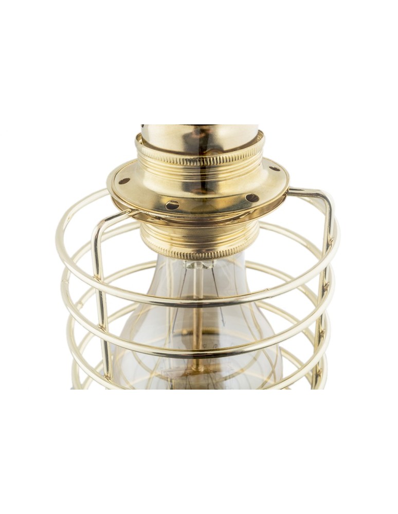 Single pendant lamps - Argon DOVER pendant lamp 1 pł. 1x15W (max) transparent brass elements 4673 - product kolory-swiatla.pl 5