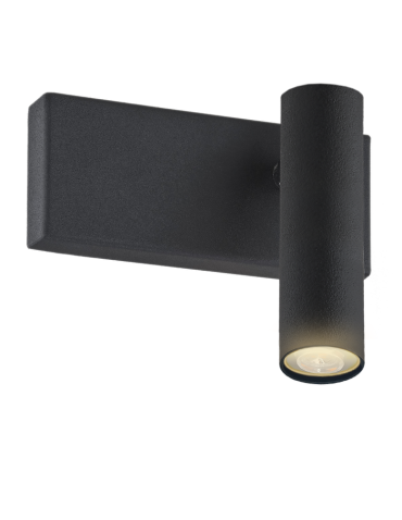 Argon ETNA PLUS wall lamp 1 pł. 1x6W (max) black structure 8065