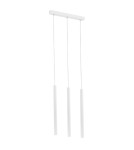 Lampy wiszące - Argon ETNA lampa wisząca 3 pł. 3x4.5W biały struktura 1317 - produkt 1