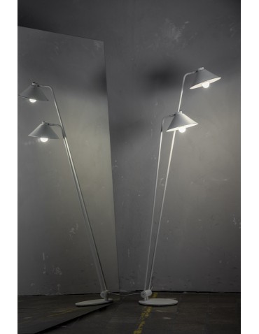 Argon GABIAN lampa podłogowa 2 pł. 2x15W (max) biały struktura 7074 - produkt 2