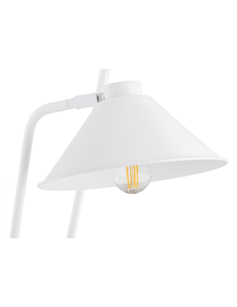 Floor lamps for reading - Argon GABIAN 2 fl. floor lamp 2x15W (max) white structure 7074 - product kolory-swiatla.pl 4