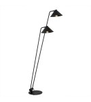 Floor lamps for reading - Argon GABIAN 2 fl. floor lamp 2x15W (max) black structure 7075 - product 1
