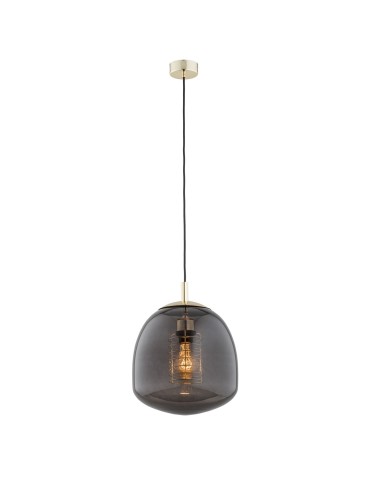 Argon GLEN lampa wisząca 1 pł. 1x15W (max) dymny elementy mosiądzowane 4677