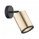 Argon HERMAN kinkiet 1 pł. 1x15W (max) złoty czarny struktura 4300