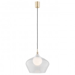 Argon IRUN lampa wisząca 1 pł. 1x7W (max) przeroczysty opal mat 4268