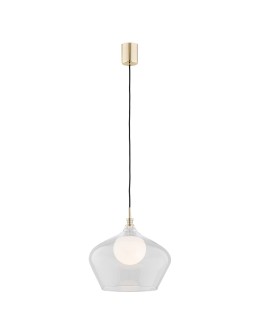Argon IRUN lampa wisząca 1 pł. 1x7W (max) przeroczysty opal mat 4268