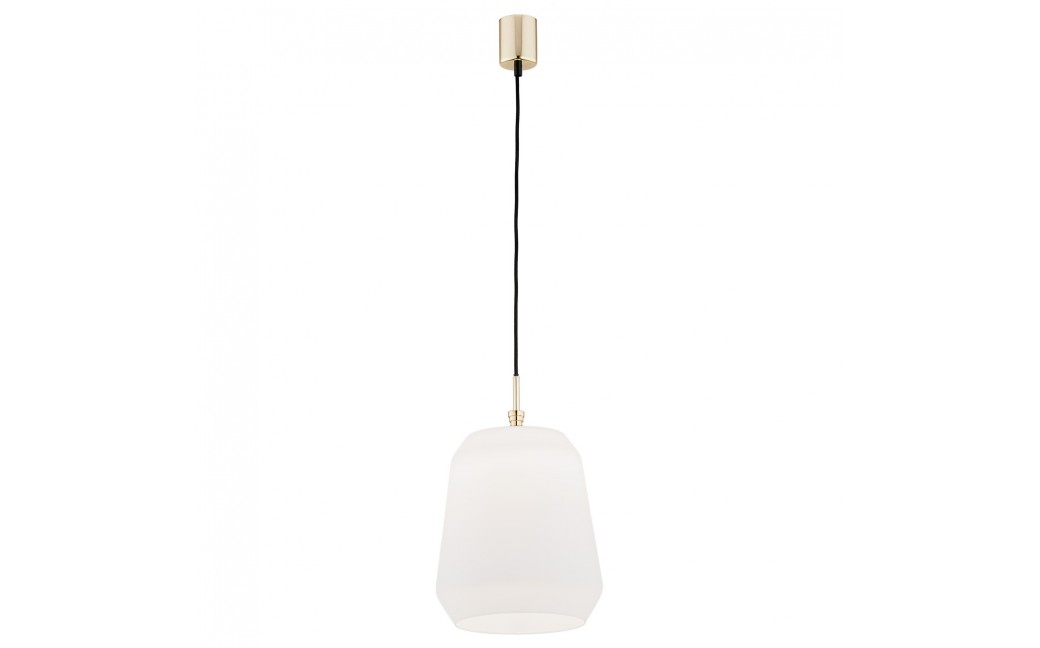 Argon IRUN lampa wisząca 1 pł. 1x15W (max) opal elementy mosiądzowane 4273