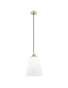 Argon JACKSON pendant lamp 1 pł. 1x15W (max) opal mat brass elements 4698