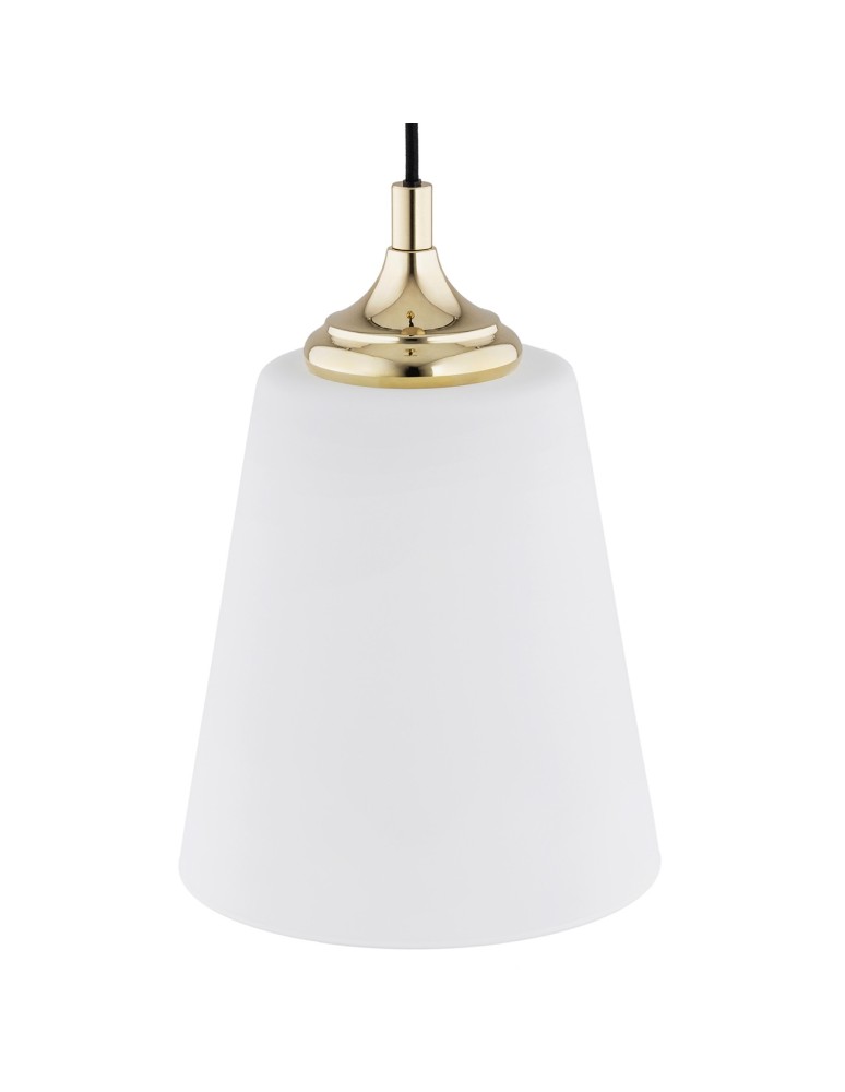 Single pendant lamps - Argon JACKSON pendant lamp 1 pł. 1x15W (max) opal mat brass elements 4698 - product kolory-swiatla.pl 3