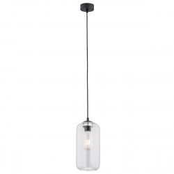 Argon KALIMERA lampa wisząca 1 pł. 1x15W (max) transparentny czarny mat 4039