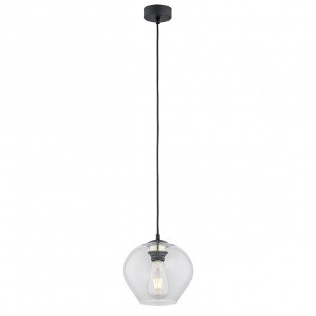 Argon KALIMERA lampa wisząca 1 pł. mniejsza 1x15W (max) transparentny czarny mat 4041