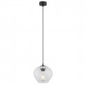 Argon KALIMERA lampa wisząca 1 pł. mniejsza 1x15W (max) transparentny czarny mat 4041