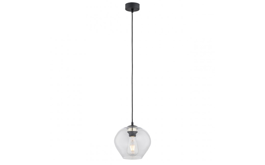 Argon KALIMERA lampa wisząca 1 pł. mniejsza 1x15W (max) transparentny czarny mat 4041