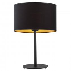 Argon KARIN lampa stołowa 1 pł. 1x15W (max) czarny ze złotym środkiem czarny struktura 4342