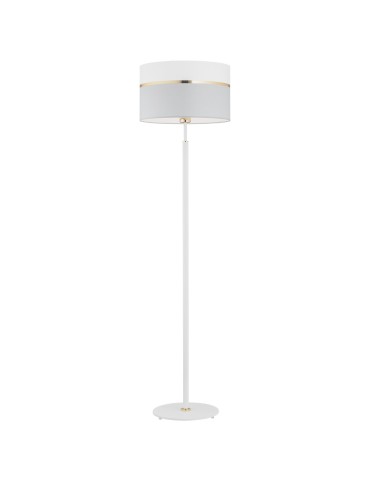 Argon KASER standing lamp 1 pł. 1x15W (max) white grey with gold decor white structure 4287