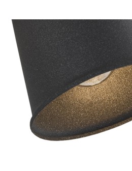 Argon KONGO kinkiet 1 pł. 1x15W (max) czarny struktura elementy mosiądzowane 4161 - produkt 2