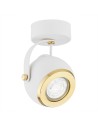 Argon KOS PLUS plafond 1 fl. 1x5W (max) white structure brass elements 4901