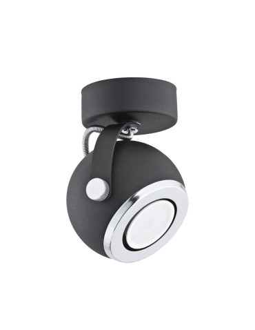 Argon KOS wall lamp 1 pł. 1x5W (max) black structure chrome elements 3521