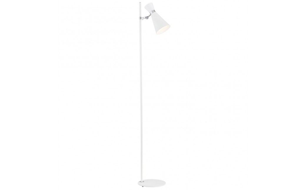 Argon LUKKA lampa podłogowa 1 pł. 1x15W (max) biały struktura elementy chromowane 3891