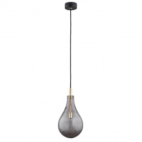 Argon OAKLAND lampa wisząca 1 pł. 1x6W (max) dymny czarny struktura 4716